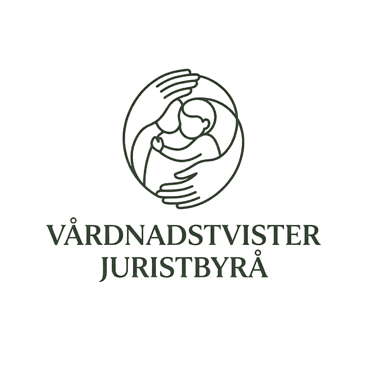 Vårdnadstvister juristbyrå logotyp i samband med kontaktformulär